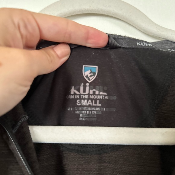 Kuhl Long Sleeve Quarter Zip Pullover Brown Size Men’s Small - Picture 3 of 4